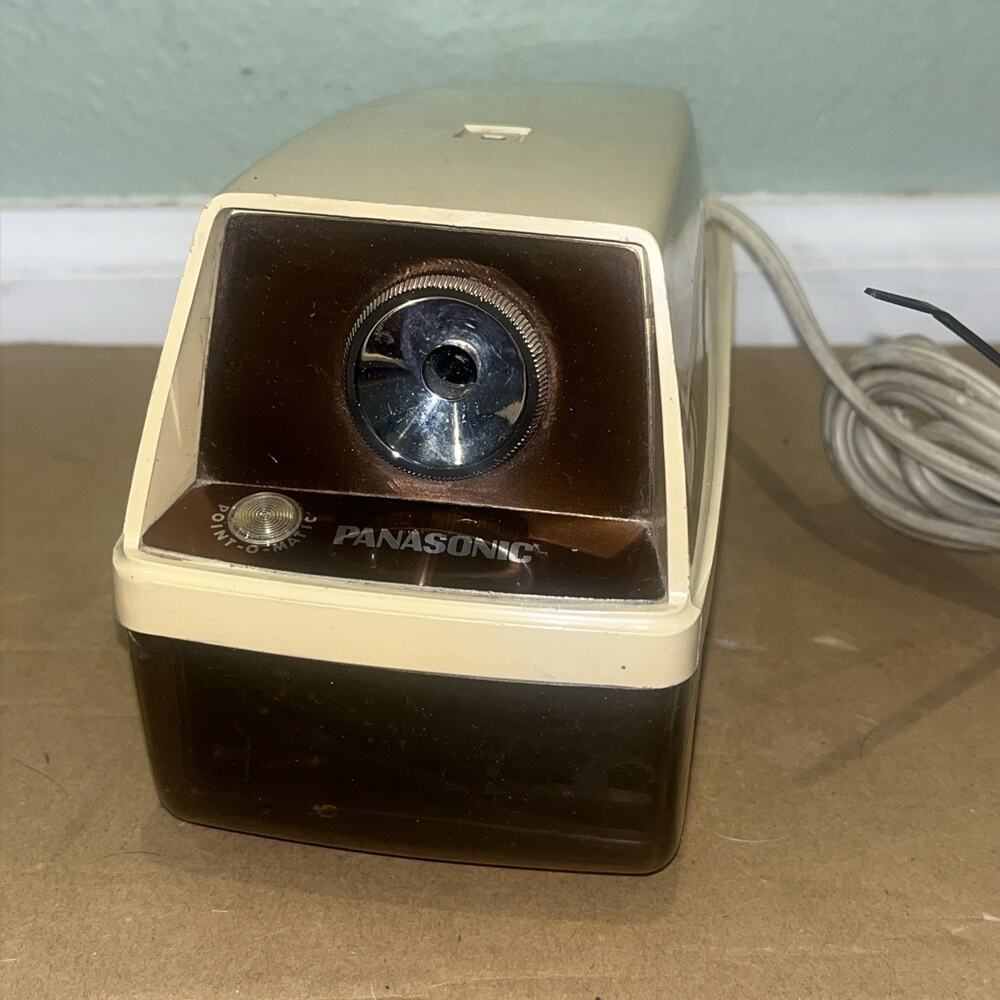 PANASONIC Electric Pencil Sharpener Model No. KP-8A TESTED Made in Japan